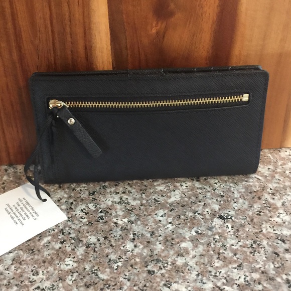 NWT Kate Spade Jeweled Laurel Way Stacy Wallet - Picture 3 of 8